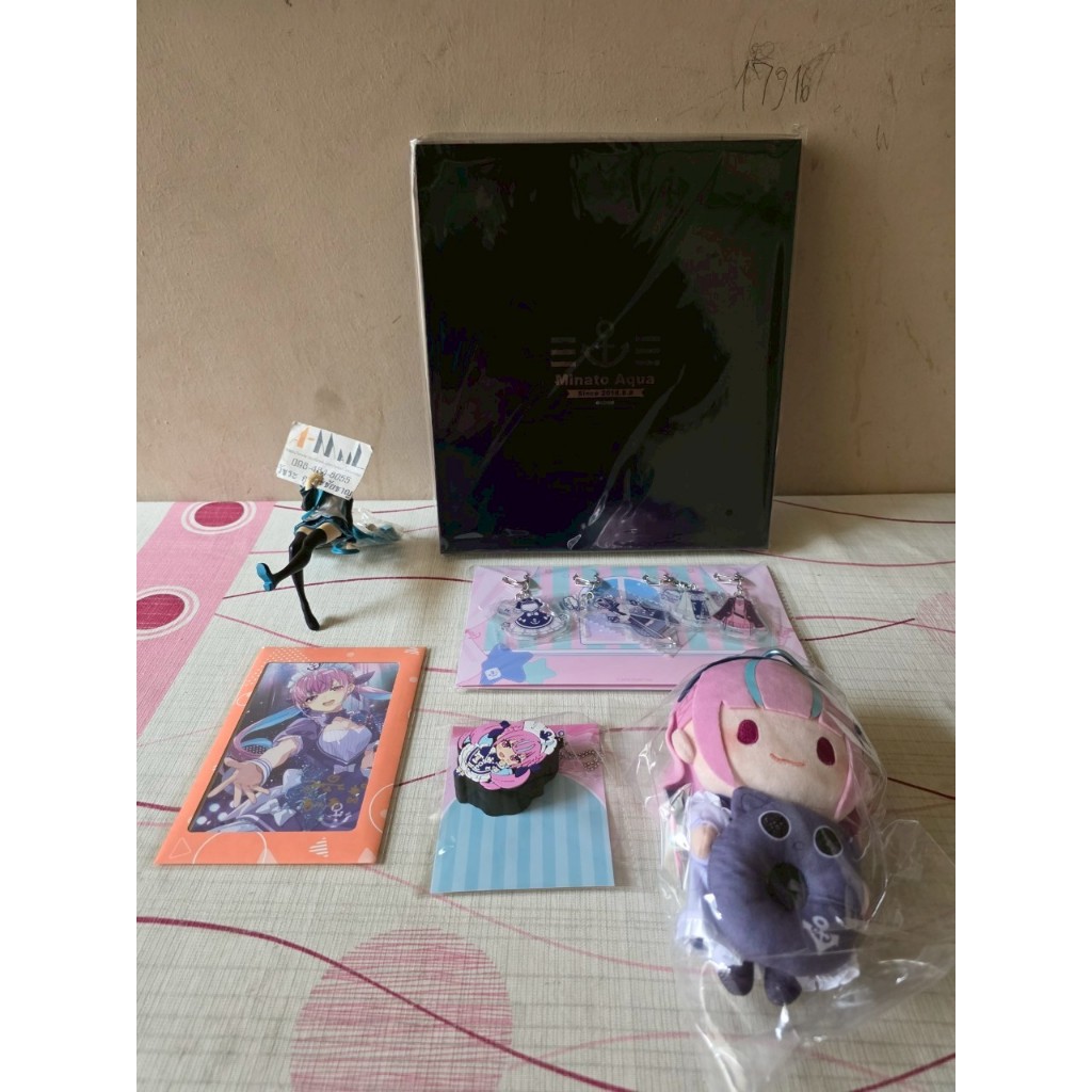 [พร้อมส่ง] hololive Aqua Minato 6th Anniversary Set ลายเซ็นสด