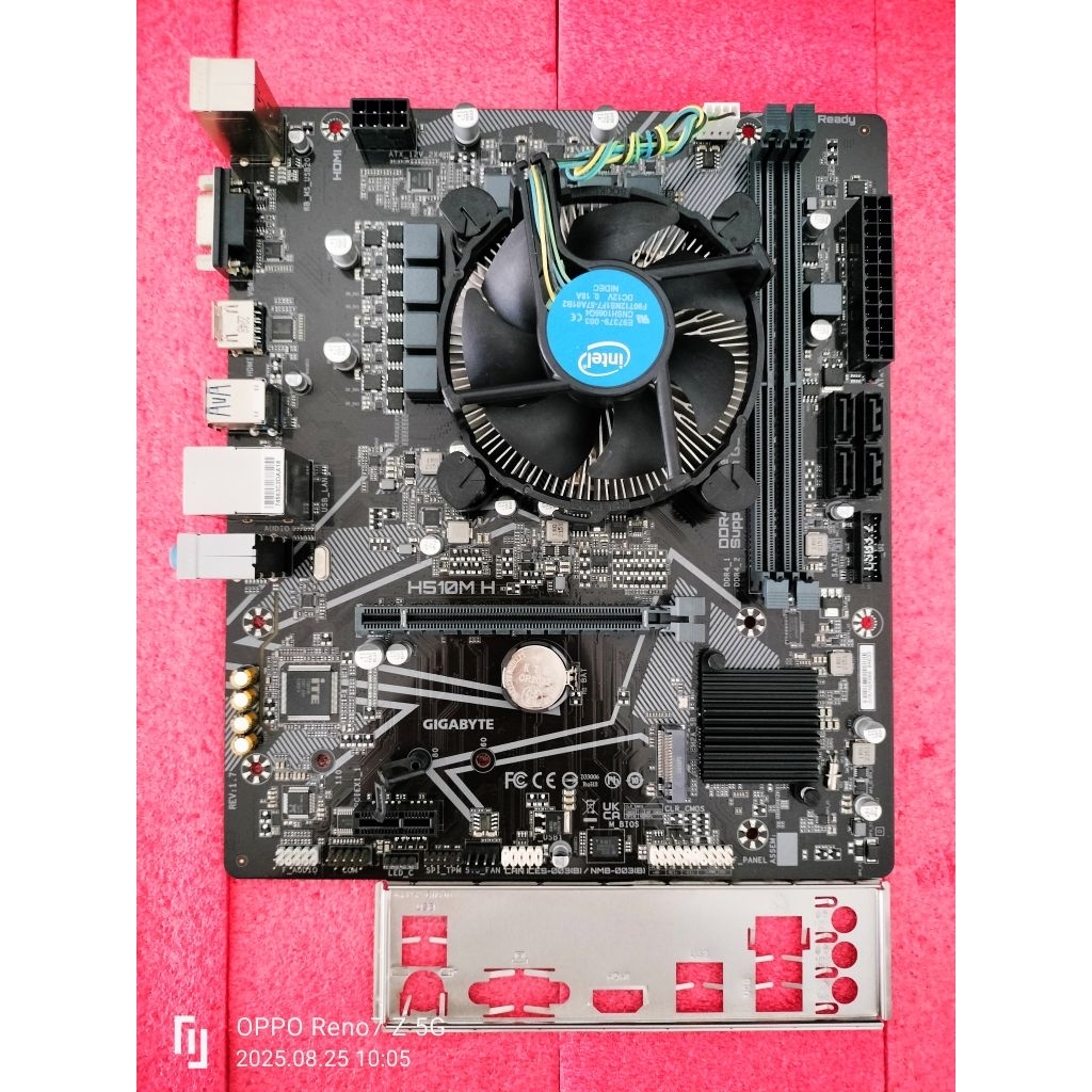 ชุดเซ็ต CPU Intel Core i5-10400 พร้อมเมนบอร์ด Gigabyte H510M บอร์ดประกัน Adviceถึง6/2569