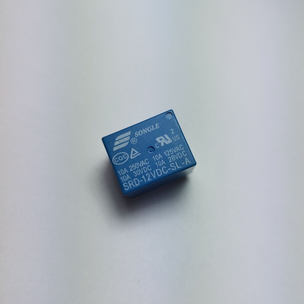 รีเลย์ 12v 4 ขา 10A 250VAC SRD-12VDC-SL-A