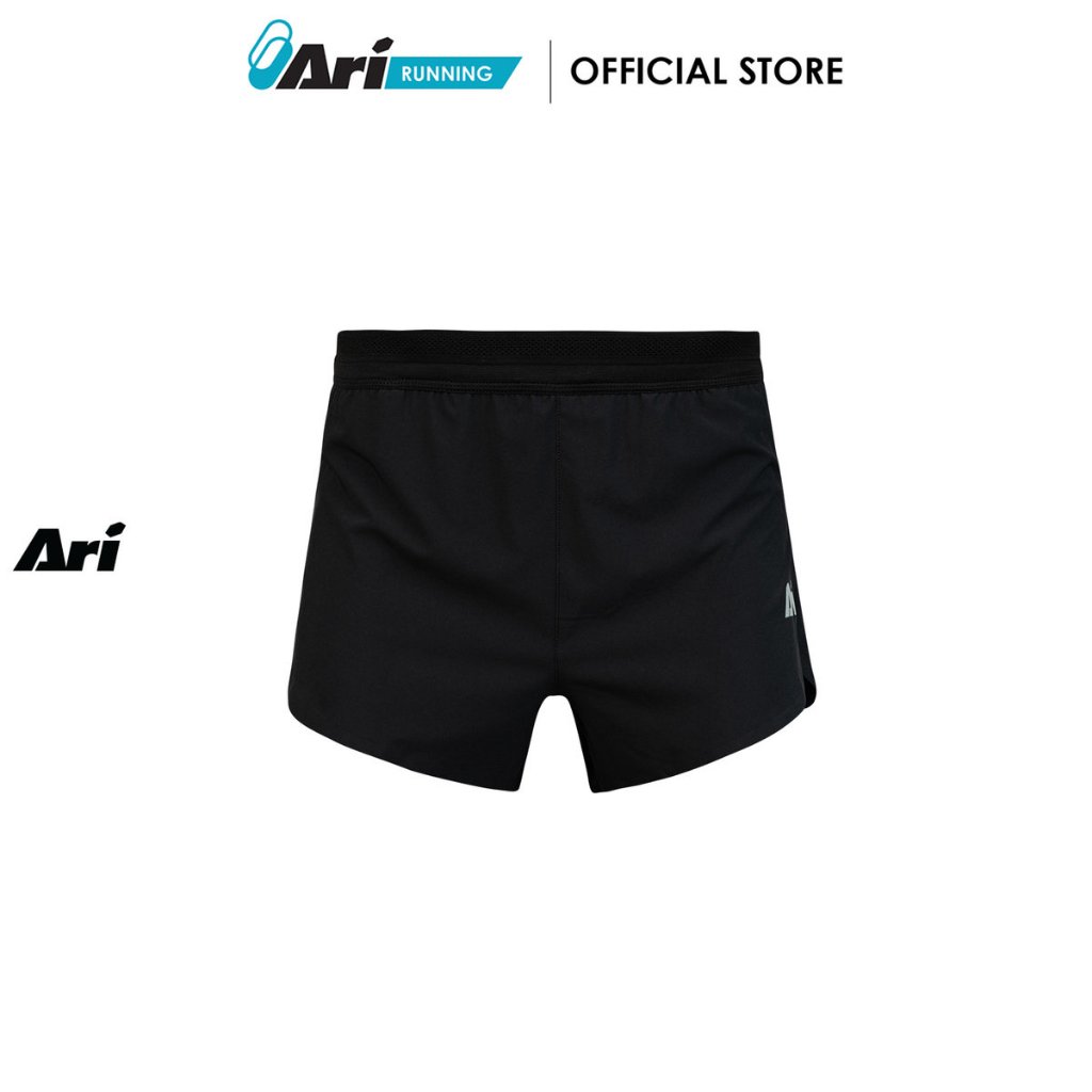 ARI MEN ELITE 3 INCHES RUNNING SHORT - BLACK (AAP2922-01) กางเกงวิ่งผู้ชาย 3 นิ้ว อาริ ELITE สีดำ