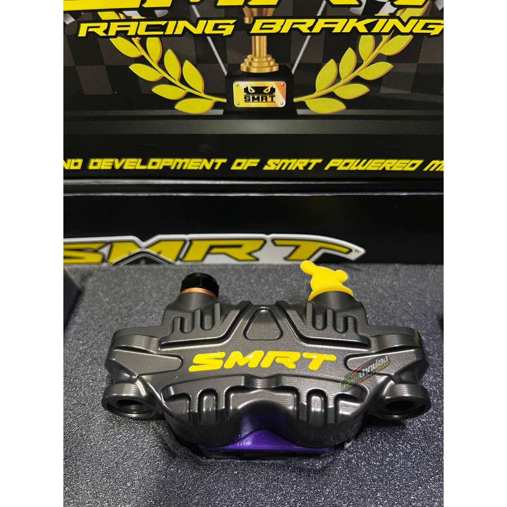 พร้อมส่งในไทย!!! เบรค SMRT 4 พอท 82มม ลูกสูบไทเทเนียม บอดี้ ฟอร์จ 7075 ใช้ร่วมกับขาปั้ม RPM ได้เลยไม่ต่องดัดแปลง