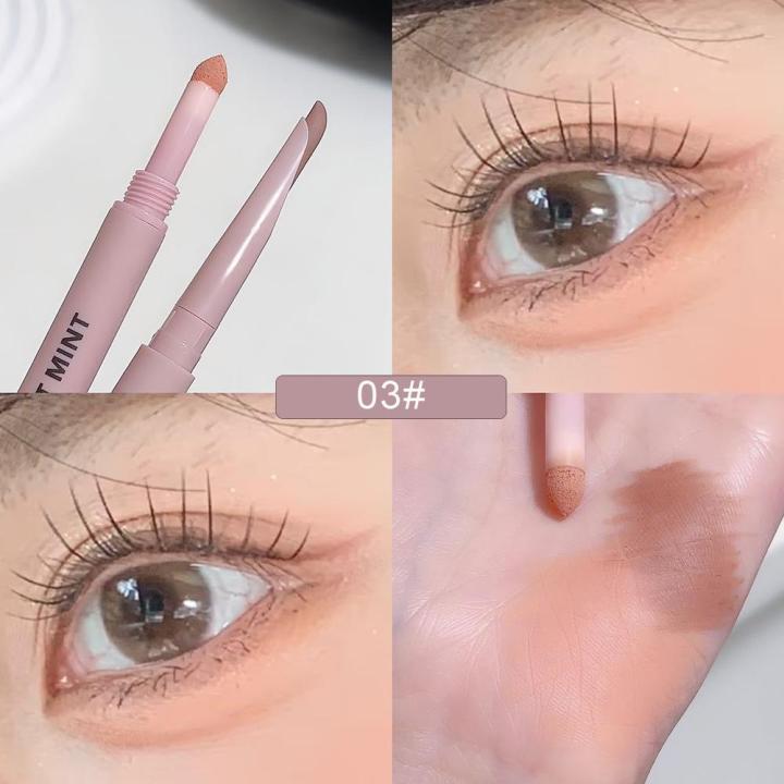 Sweet MINT Double-Ended ปากกาอายไลเนอร์ ปากกาเขียนถุงใต้ตา แต่งถุงใต้ตากลมโต แบบสาวเกาหลี กันน้ำ ติดทน ไม่เป็นคราบ - รูปที่ 3