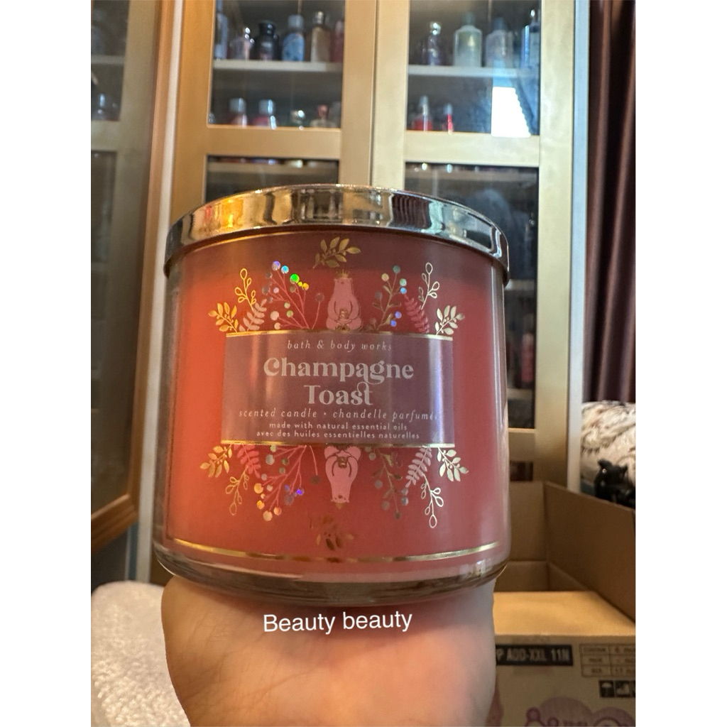 Bath & Body Works Champagne Toast 3-Wick Candle 411g.
