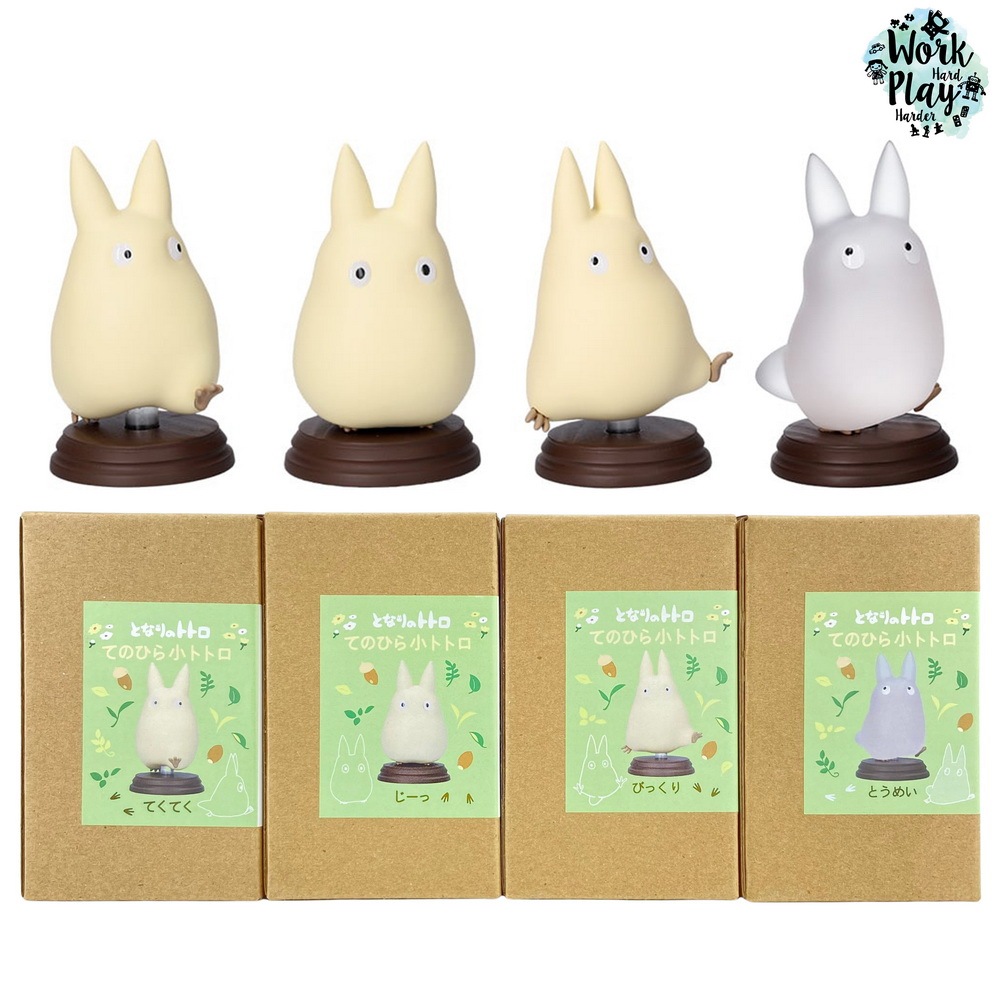 Studio Ghibli My Neighbor Totoro Chibi Totoro Figure Set สตูดิโอ จิบลิ มาย เนเบอร์ โทโทโร่ ชิบิ โทโท