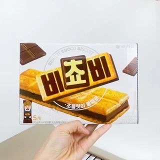 บิสกิตเกาหลี Orion Bichobi Snack 비쵸비 ขนมอบกรอบนำเข้า Biscuit CHOCO 125g ขนมเกาหลี