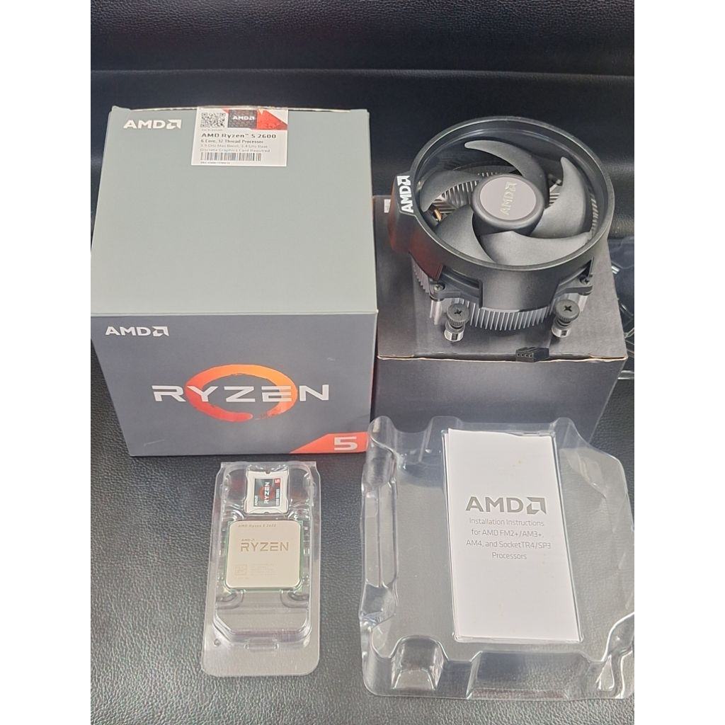 CPU (ซีพียู)มือ✌️AMD RYZEN 5 2600 3.4 GHz (SOCKET AM4)