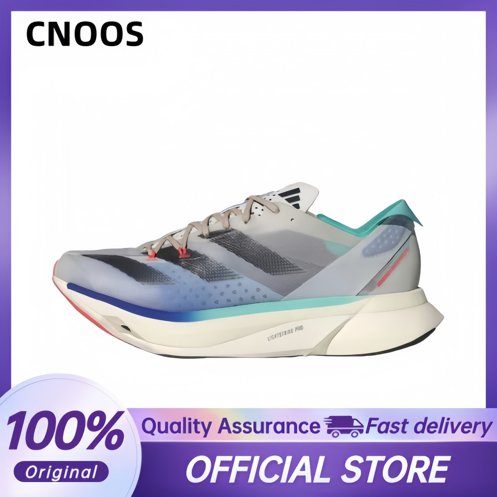 ADIDAS  Adizero Adios Pro 3 รองเท้าวิ่งมาราธอนระยะไกลแบบตาข่ายระบายอากาศ ไม่ลื่น ดูดซับแรงกระแทก น้ำหนักเบา