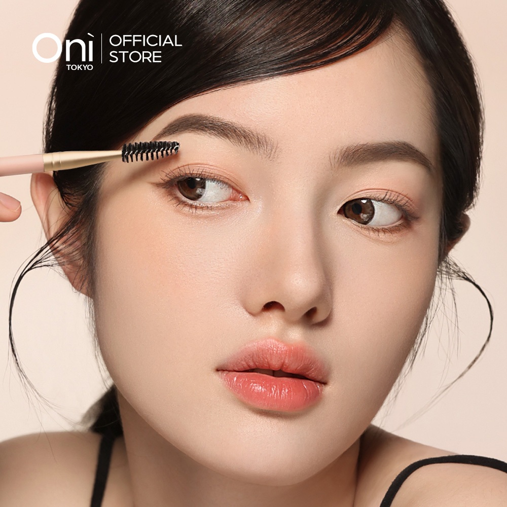 Oni Eyebrown brush แปรงแต่งหน้า เขียนอายไลเนอร์เเละคิ้ว เเบบบางพิเศษ แบบพกพา ทนทาน วัสดุเเข็งแรง