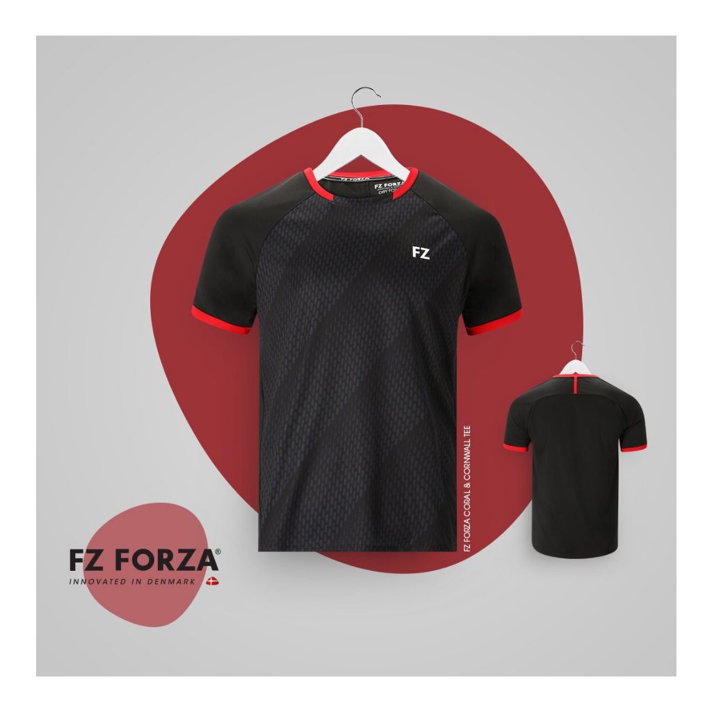 (พร้อมส่ง) FZ FORZA เสื้อกีฬาแบดมินตัน เสื้อกีฬาแขนสั้น CORNWALL รุ่น FZ-T-223682