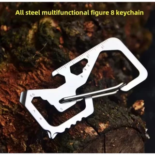 ส่งจากไทย ใหม่ 13in1 multi-tool การ์ดอุปกรณ์ปีนเขาที่มีหัวสกรูการตั้งแคมป์กลางแจ้งแบบพกพา EDC tool