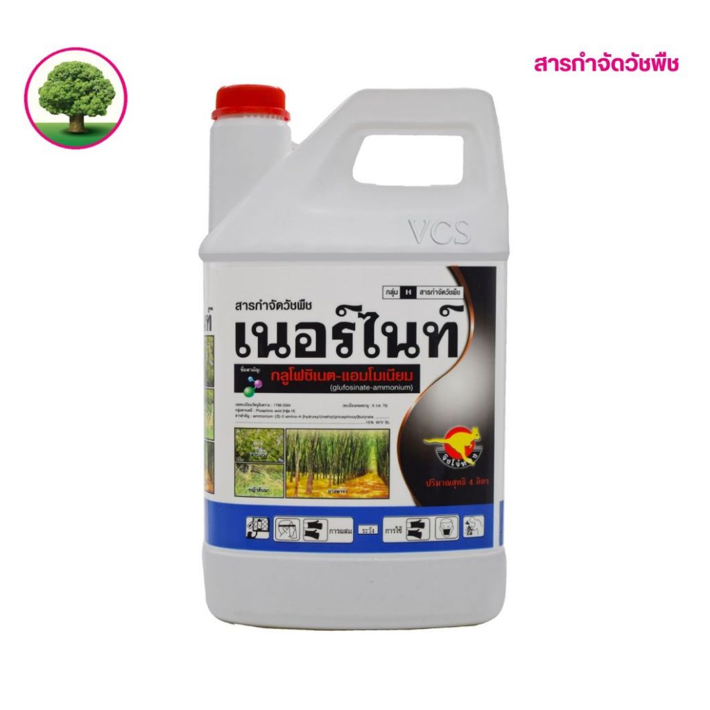 เนอร์ไนท์แกลลอน ขาว  (จิงโจ้ทอง) ขนาด 4 ลิตร