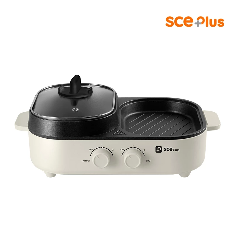 SCE Plus เตาปิ้งย่างอเนกประสงค์พร้อมหม้อสุกี้ 1.3 ลิตร รุ่น G20 thumbnail 9