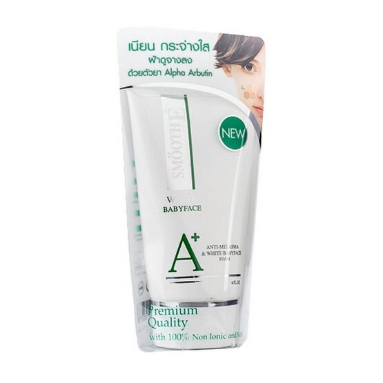 =Smooth E Anti-Melasma Foam โฟมล้างหน้าสูตรไม่มีฟอง หน้าใส ไร้ฝ้า กระ จุดด่างดำ ลดเรือนริ้วรอ