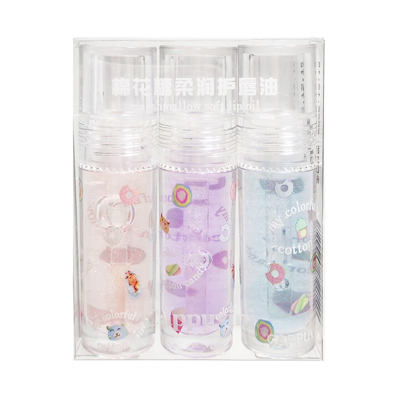 สินค้ามีพร้อมส่ง Cappuvini ลิปกลอส ลิปบาล์ม กลิตเตอร์ ให้ความชุ่มชื้น 3ชิ้น