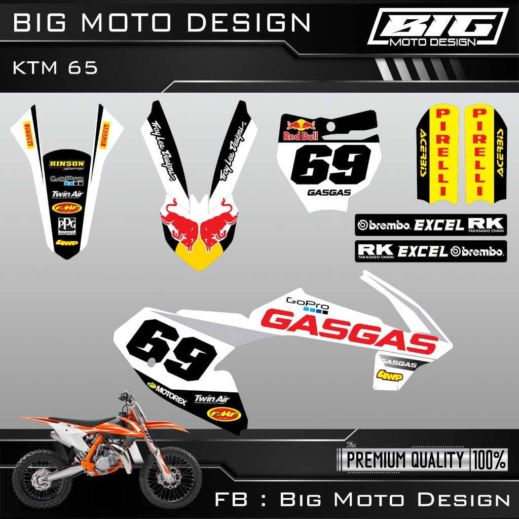 สติ๊กเกอร์ KTM 65 เต็มคัน