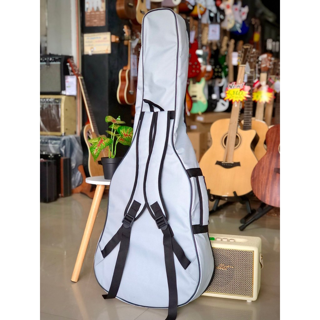 [โค้ดลด500.-🔥] กระเป๋ากีต้าร์โปร่ง มีหลายแบบให้เลือก ใส่ได้ถึง 40-41 นิ้ว บุฟองน้ำ 5 มิล สามารถกันกระแทกได้เป็นอย่างดี - รูปที่ 6