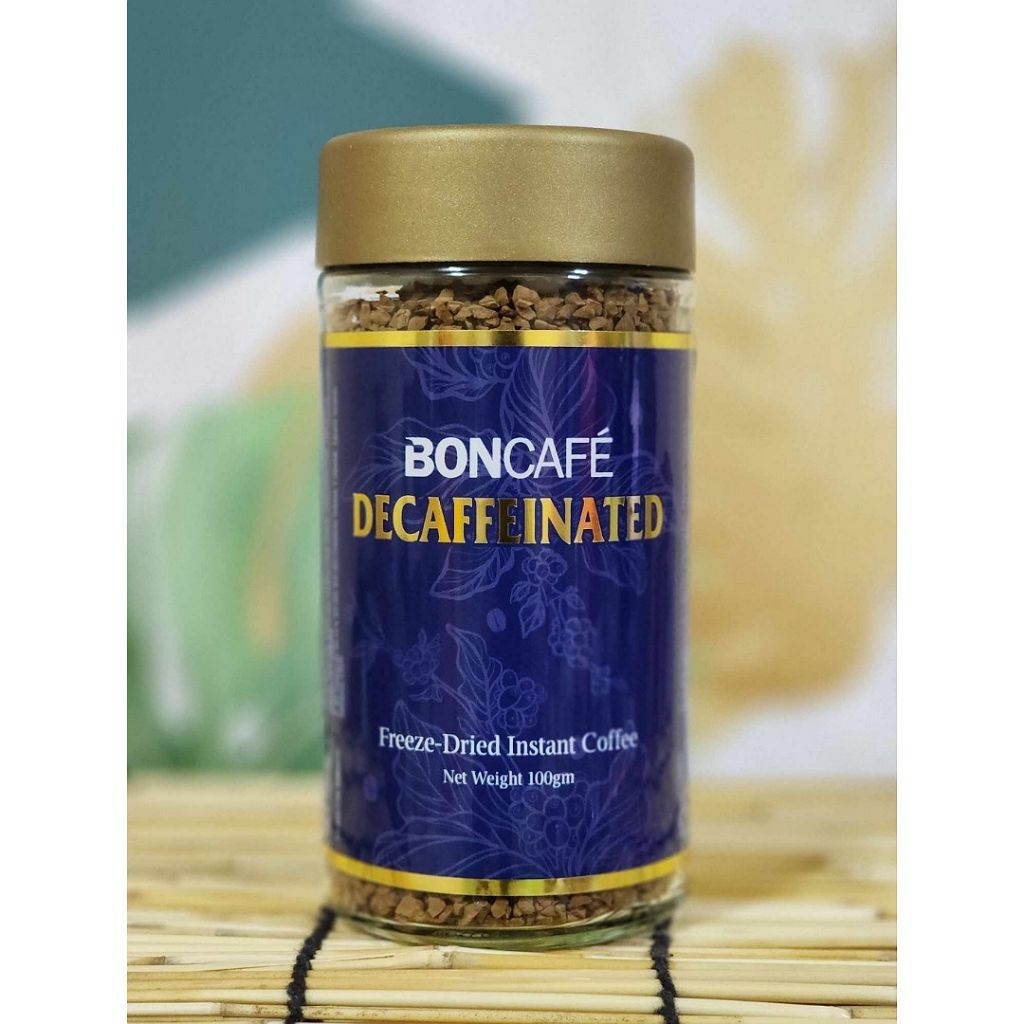 Boncafe Decaffeinated บอนกาแฟ ดีแคฟ กาแฟสกัดคาเฟอีน 100กรัม