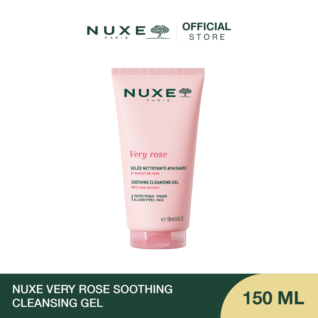 NUXE VERY ROSE SOOTHING CLEANSING GEL 150 ML คลีนซิ่งเจล เจลล้างหน้า ช่วยทำความสะอาดอย่างอ่อนโยน