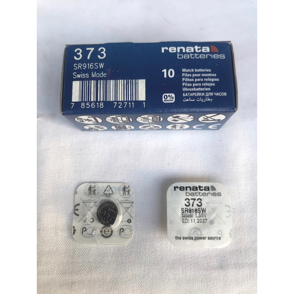 ถ่านกระดุม Renata 373 SR 916SW