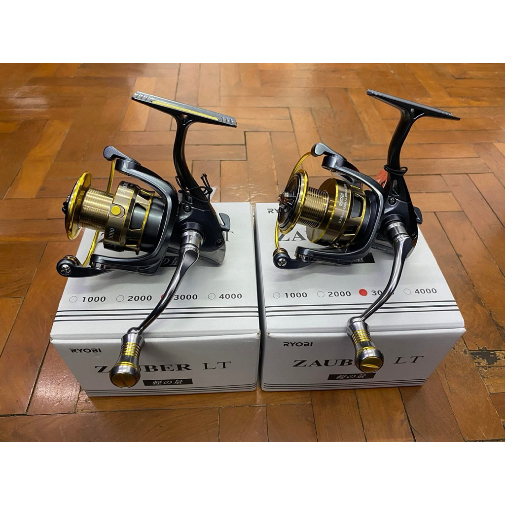 Ryobi zauber lt รอกรุ่นใหม่ที่มีจุดเด่นตรงนำ้หนักเบา และแขนเกลียว เหมาะกับงานสปิ๋ว เหยื่อปลอม สวายแข่ง หน้าดิน