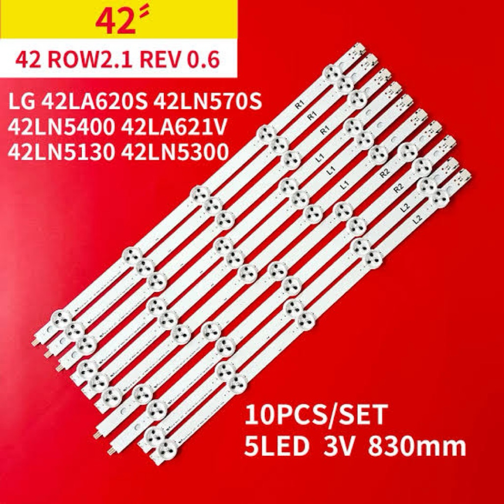 หลอดแบล็คไลท์LG  42TVรุ่น42LN5120 42LN5710T 42LN570T 42LN549C 42LA6200 42LA623T 42LN5400 42LA6130 5แ