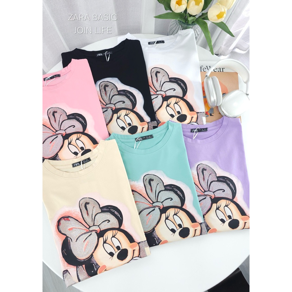 เสื้อยืดป้ายCHOM :มิ๊กกี้