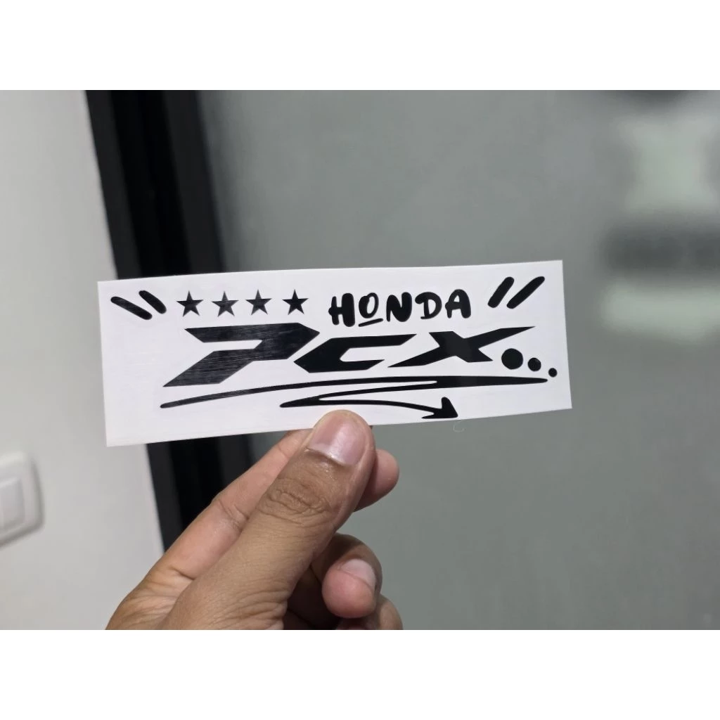 สติ๊กเกอร์แต่งรถ PCX แนวญี่ปุ่น งานตัดสะท้อนแสง