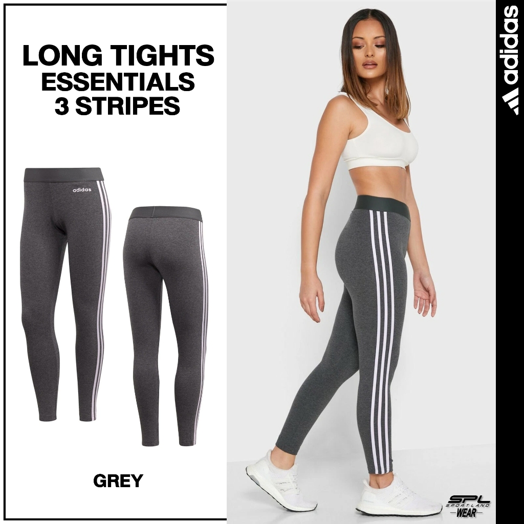 Adidas อาดิดาส กางเกงขายาว กางเกงรัดรูป สำหรับผู้หญิง TR Women Long Tights ESS 3S FM6699 DGRY(900) E