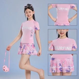 ชุดว่ายน้ําเด็กการ์ตูน  6-14ปี วัสดุคุณภาพส ผ้าแห้งเร็ว  ชุด…