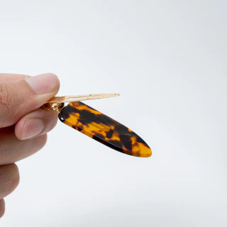 TITANIA Hair Clip กิ๊บหนีบผม The Duo Luxe Classics นำเข้าจากเยอรมัน (1 กล่องบรรจุ 4 ชิ้น)