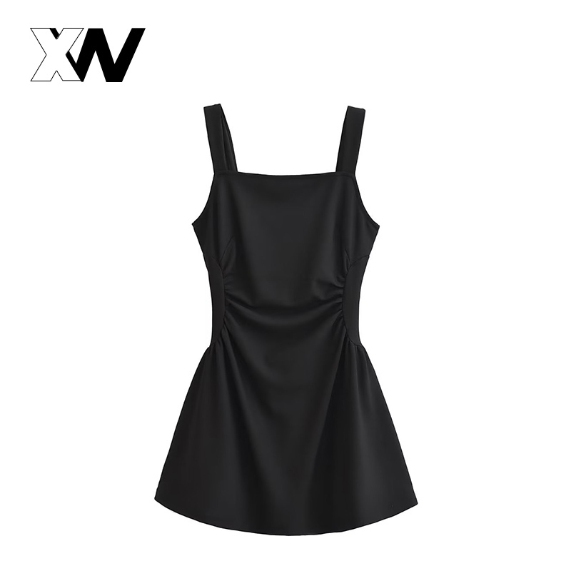 XWbrand มาใหม่ รุ่นแนะนำ ชุดมินิเดรสสไตล์เกาหลี เนื้อผ้าดี สวมใส่สบาย ดีเทลเรียบๆ แมทช์ง่าย ให้ลุคหวานซ่อนเปรี้ยวนิดๆ