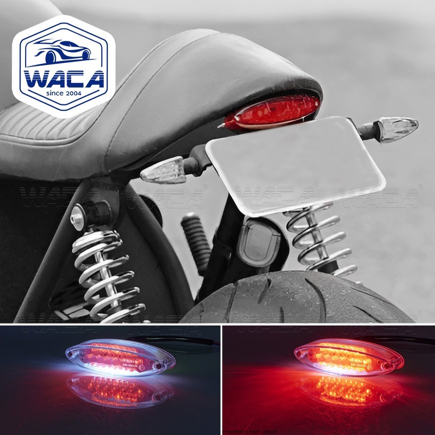 WACA ไฟท้ายมอเตอร์ไซค์ (ไฟเบรค ไฟหรี่ ไฟส่องทะเบียน) DC12V ไฟ LED มอเตอร์ไซค์ (1ชิ้น) 6E61 SA - รูปที่ 3