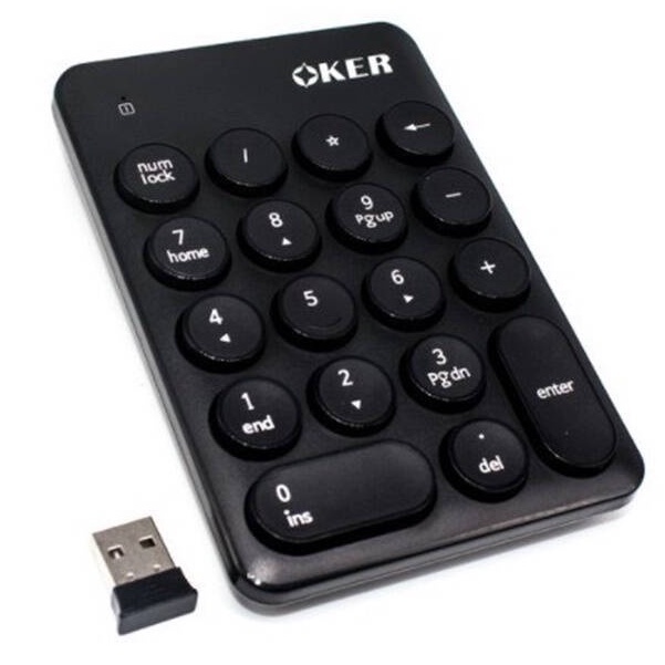 คีย์บอร์ดตัวเลข oker k2610