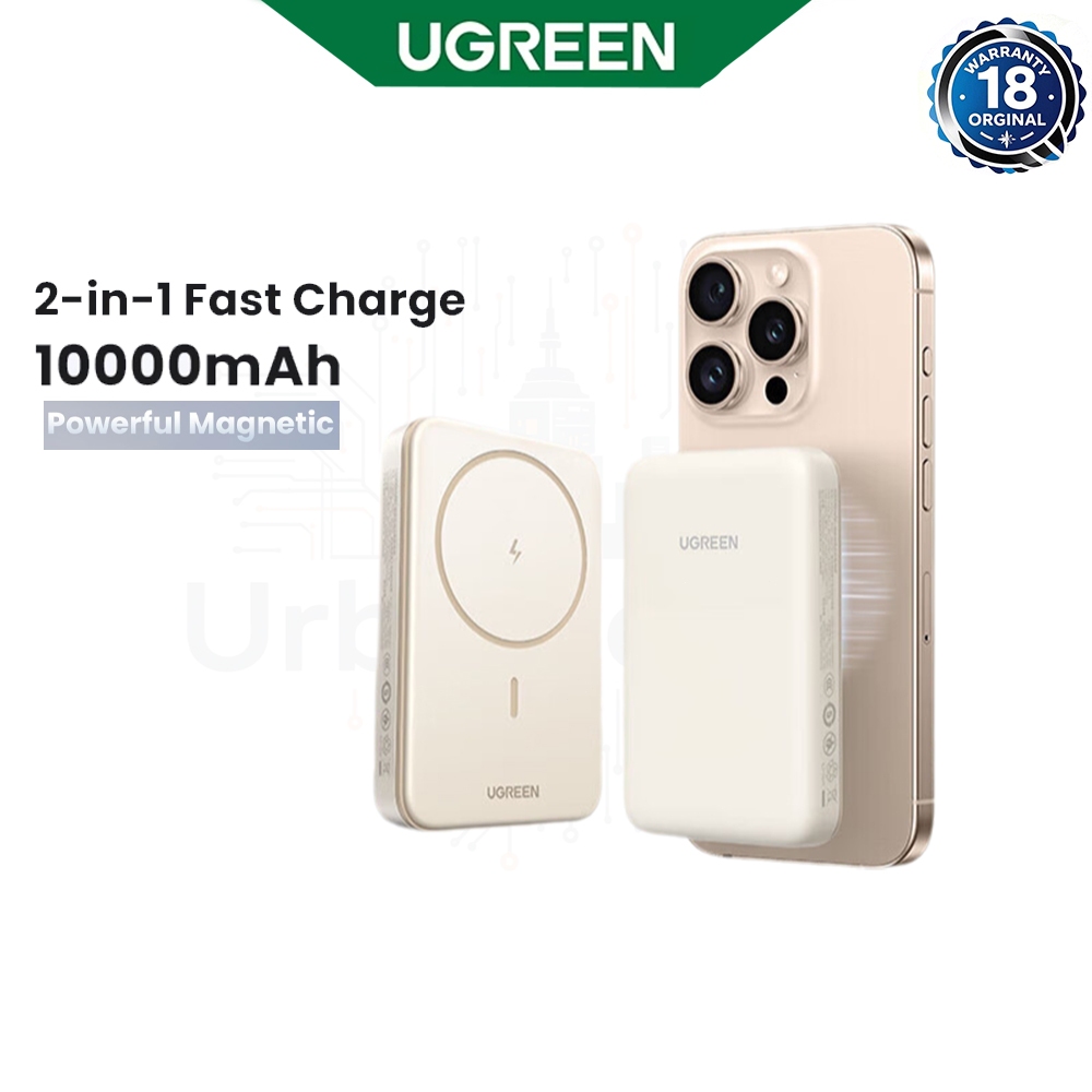 UGREEN Magnetic Wireless 10000mAh Powerbank PD20W Charger 10000mAh Powerbank