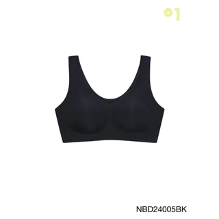 Sabina เสื้อชั้นใน (Set 3 ชิ้น) [Online Exclusive] Perfect Bra Level 1 ไร้ตะเข็บ ไร้โครง รหัส NBD24005BK - สีดำ