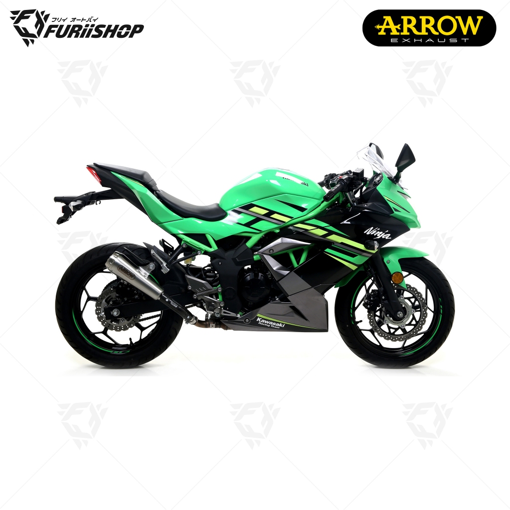ท่อสูตร/ท่อแต่ง/ท่อไอเสีย Arrow Slip on Moto GP : for Kawasaki Ninja250SL/Z250SL Ninja125/Z125 2019-