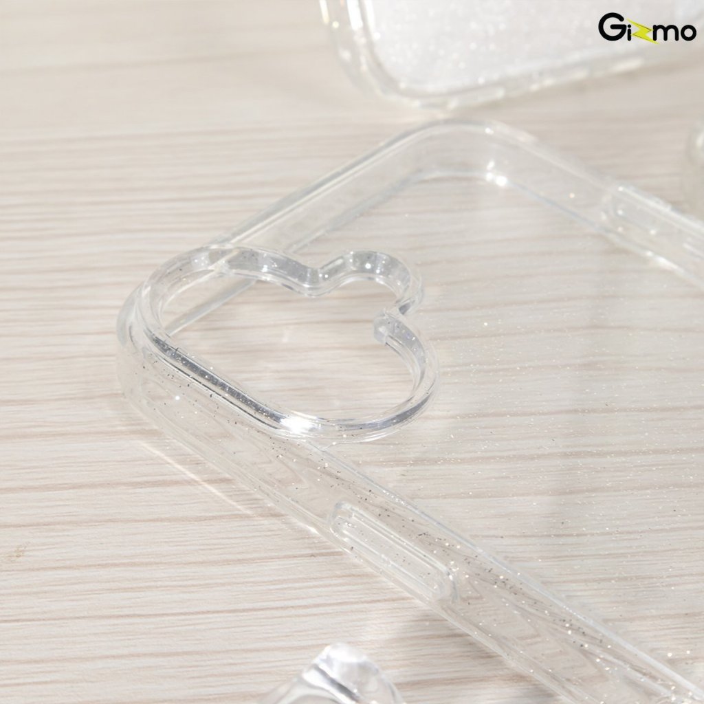 Gizmo รุ่น 16 16+ 16P 16PM เคสใส เคสกลิตเตอร์ เคสกากเพชร เคสกันกระแทก เคส สีเงิน สีทอง Glitter Glam Case - รูปที่ 2