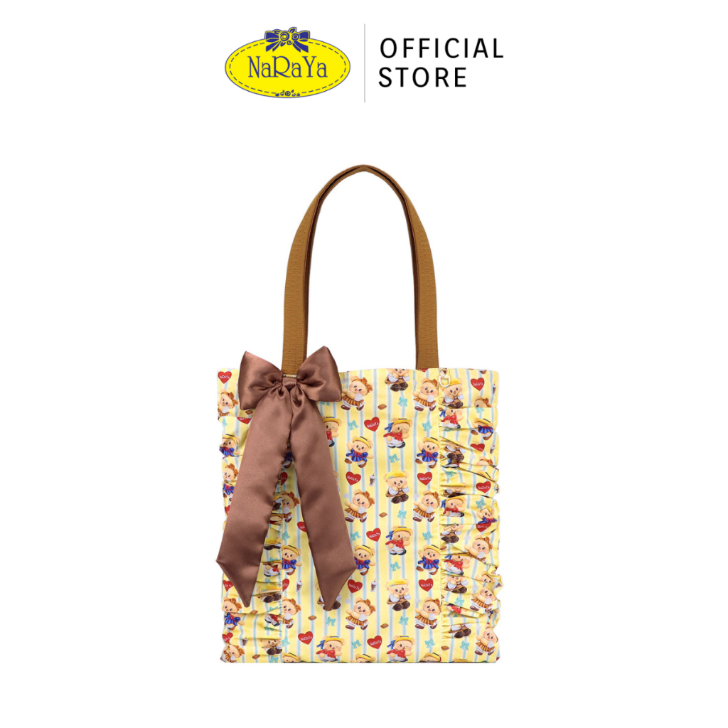 NaRaYa x Butterbear กระเป๋าผ้า  NBTB-04