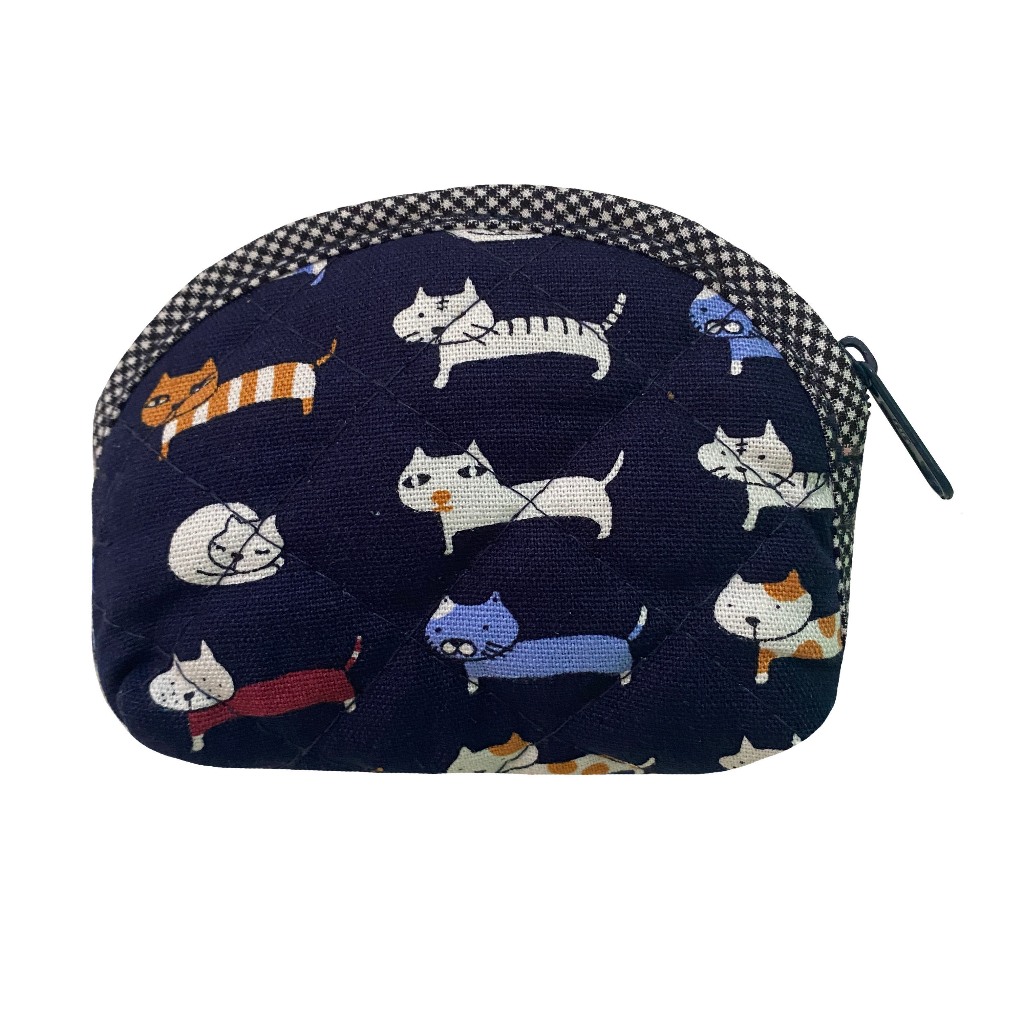 กระเป๋าใส่เหรียญ #ลายสัตว์ กระเป๋าใส่บัตร กระเป๋าใส่สายชาร์ต ใส่หูฟัง (Size 1x4x3") ด้านบน 1 ช่องซิบ ของชำร่วย