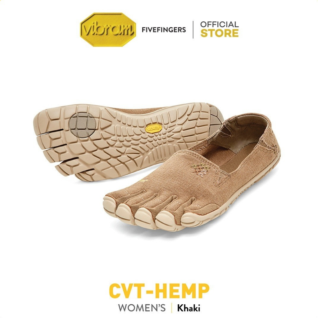 Vibram FiveFingers รองเท้าผู้หญิง รุ่น CVT-Hemp (Khaki)