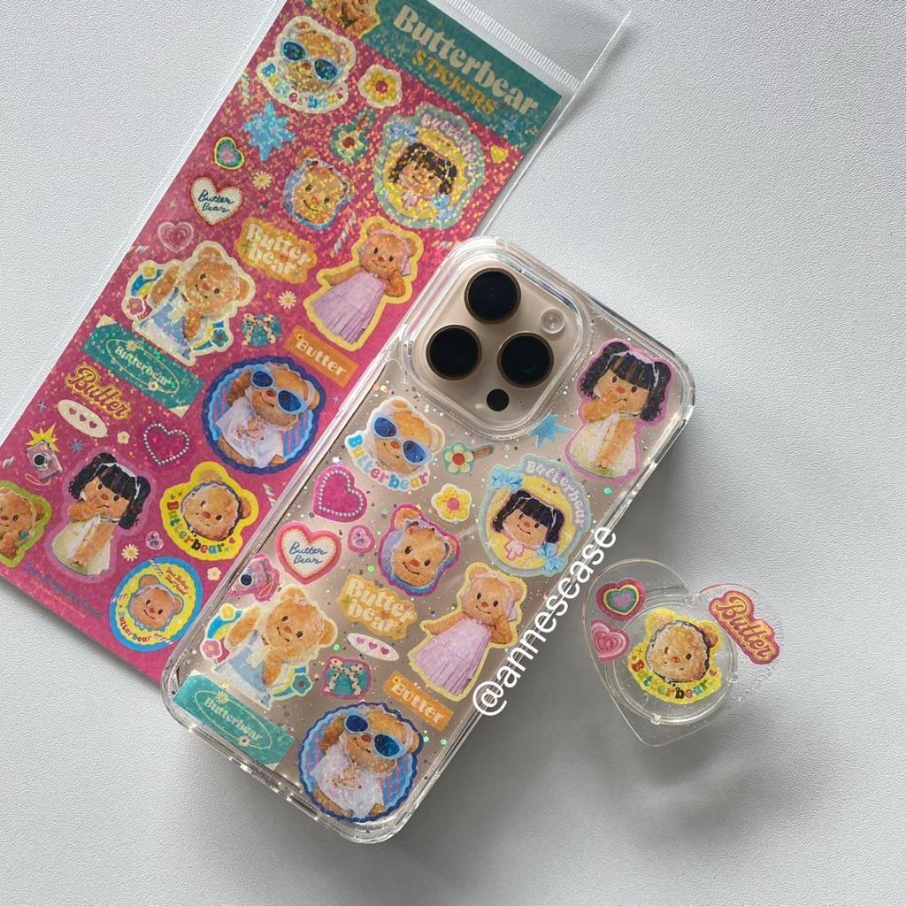 (เหลือน้อย ไม่ผลิตเพิ่ม)เคส Butter Bear ลายใหม่ ลิขสิทธิ์แท้ ธีมเมอเมด เงือกน้อยแสนสวย ต้อนรับ summer ราคา ถูกที่สุด ดีลบีเคเค แกลเลอรีภาพที่ 2