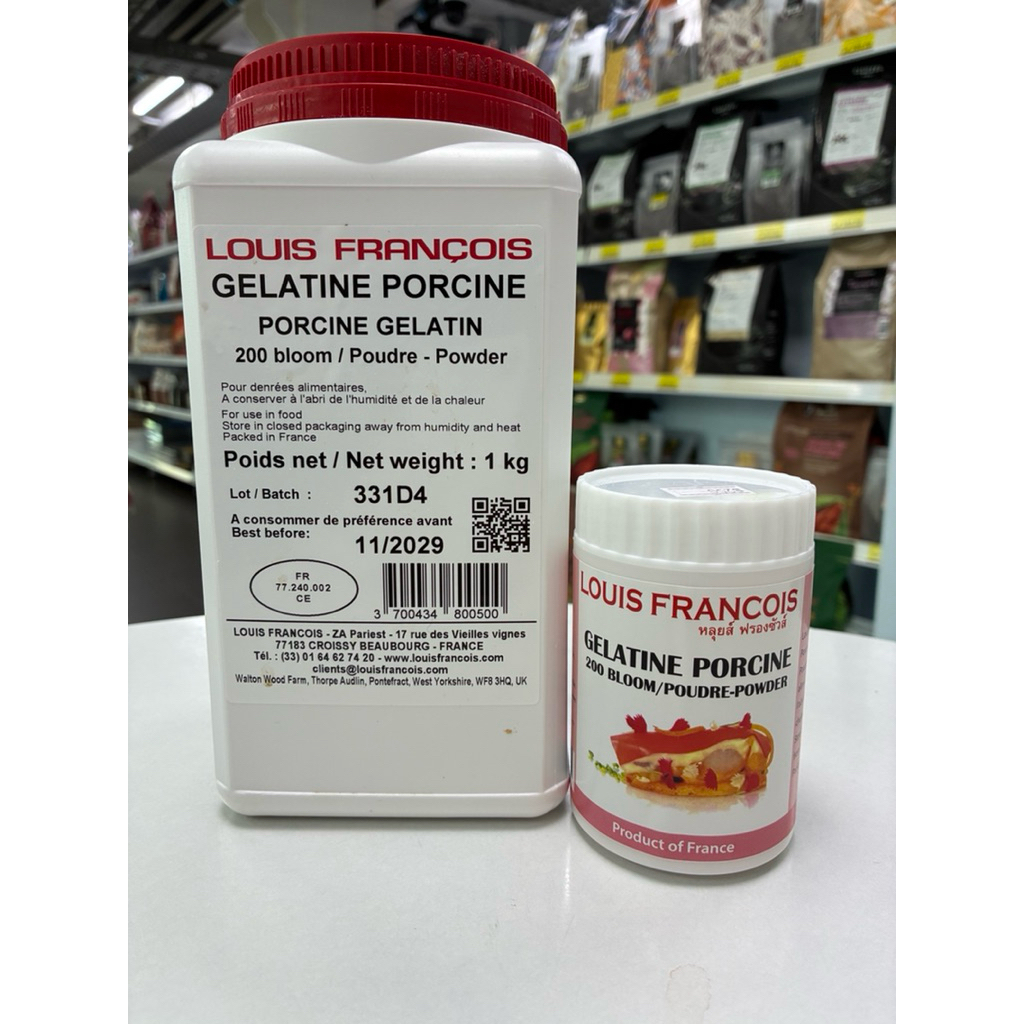 Louis François Gelatine Porcine 200 Bloom 100g