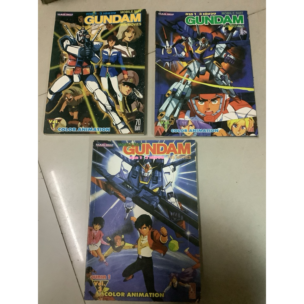 9/ มือ2 หนังสือการ์ตูนญี่ปุ่น-สำนักพิมพ์Filmcomic Mac group color animation mobile suit Gundam the m
