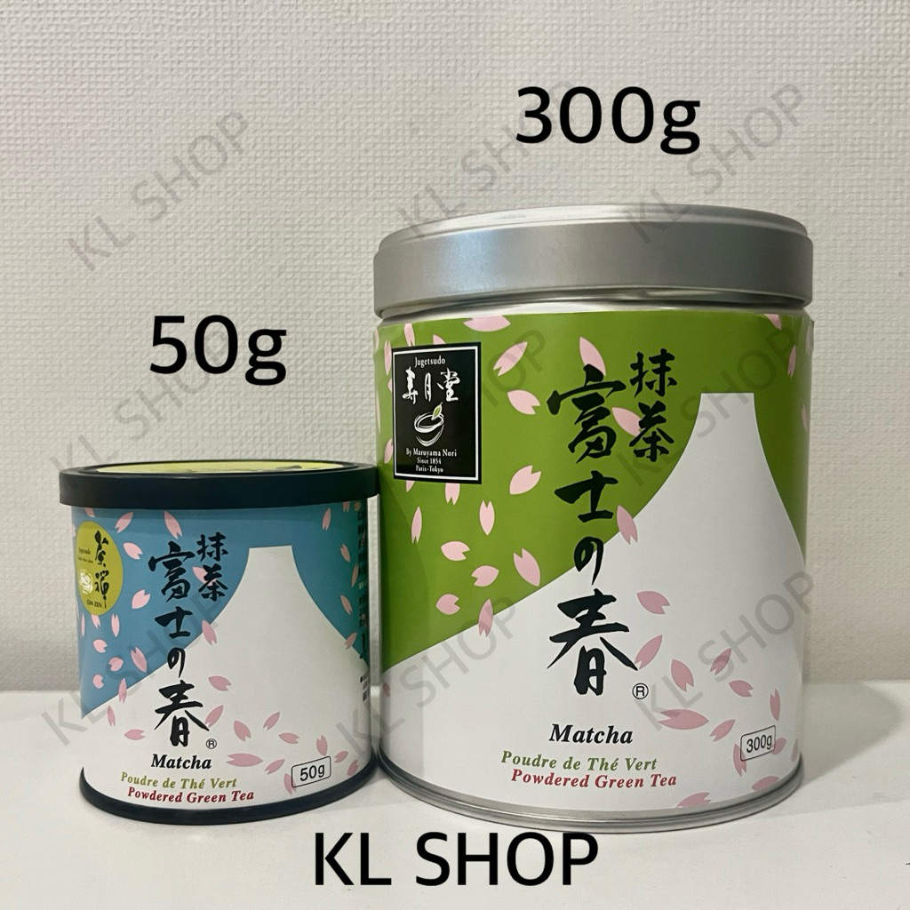 Sale‼️ พร้อมส่ง Jugetsudo Hatsumukashi Fuji-no-haru Matcha 50g 300g มัทฉะ