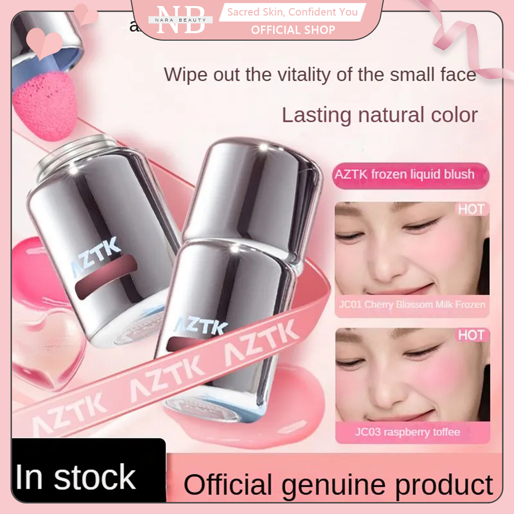 AZTK Blush Highlight Repair Three-in-One Shrink Expansion Color Nude Feel Natural Liquid Blush M1C6