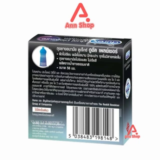 Durex Dual Pleasure ดูเร็กซ์ ดูอัล เพลย์เชอร์ มีปุ่มและขีด พร้อมสารชะลอการหลั่ง 56 มม. บรรจุ 3 ชิ้น [3 กล่อง] JJ 6206