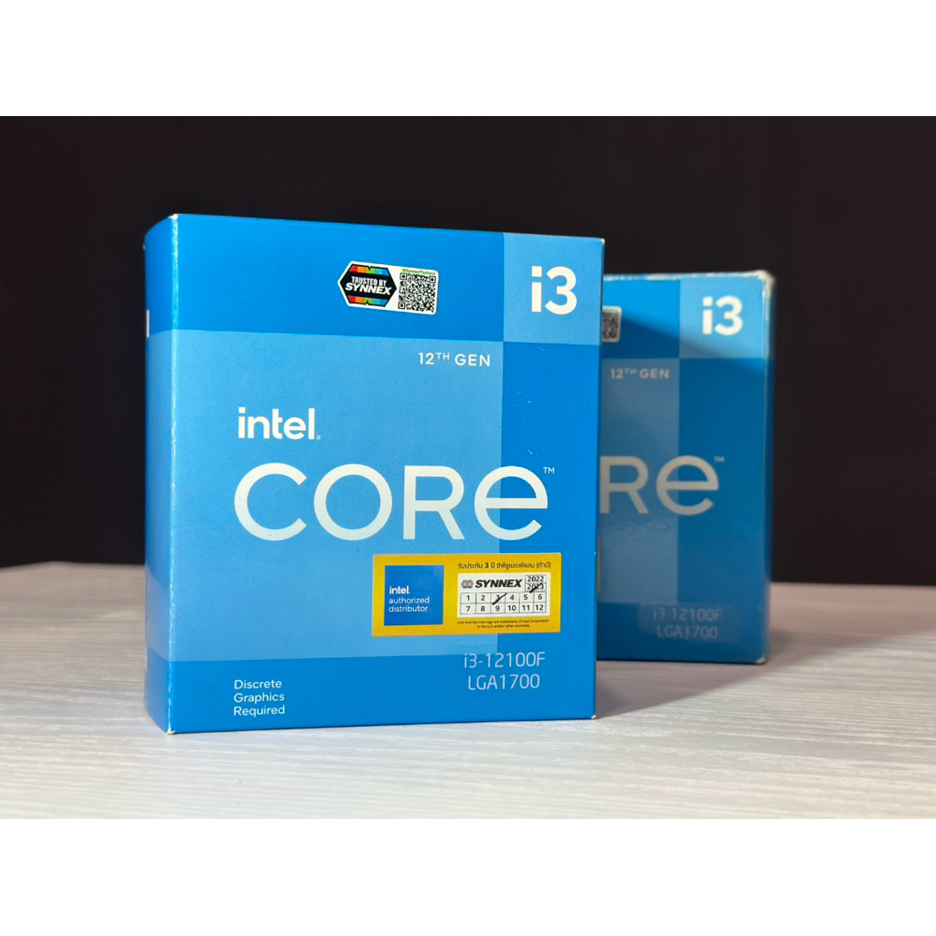 CPU (ซีพียู) INTEL CORE I3-12100F 3.3 GHz (SOCKET LGA 1700) มือสอง
