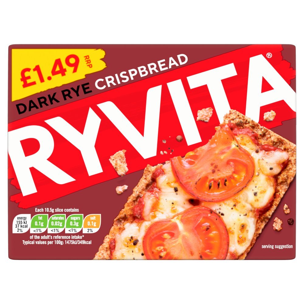 Ryvita dark Rye  Crispbread 200g (BBD  10/03/26)