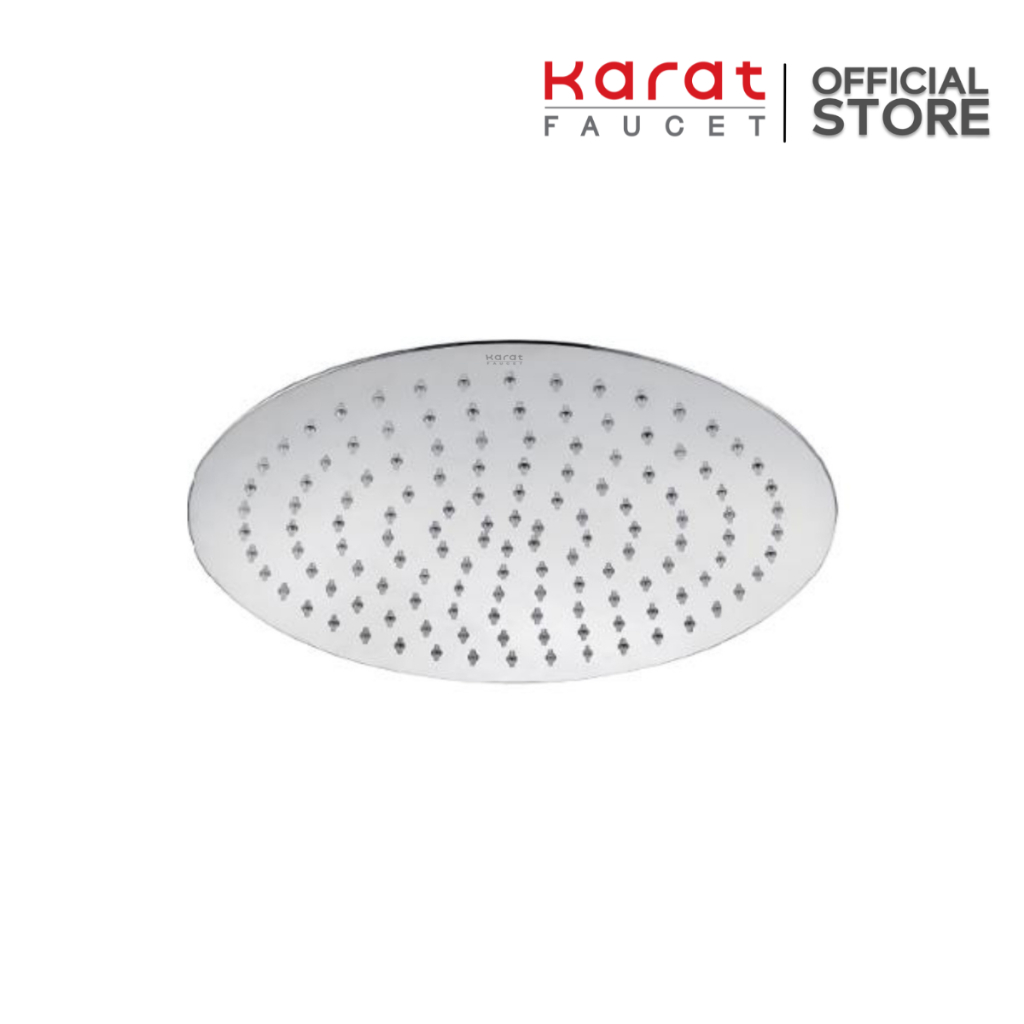 Karat Faucet หัวฝักบัว Rain Shower แบบกลม ขนาด 30 ซม. (สแตนเลส 304) KS-06-315-50