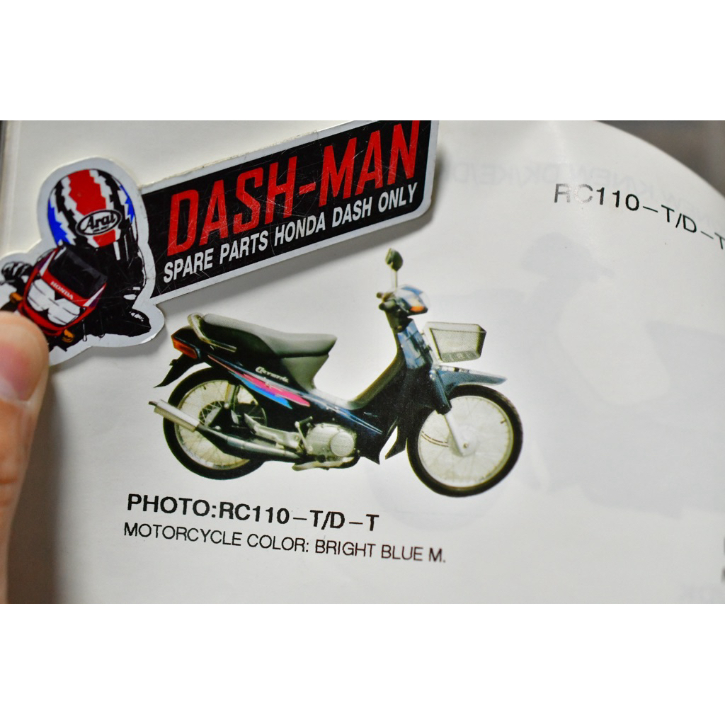 ฝาข้างด้านขวา Crystal ( สีน้ำเงิน 372 ) แท้ศูนย์ - รูปที่ 5